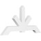 Ekena Millwork Vanguard Architectural Grade PVC Gable Bracket, 72"W x 36"H x 4"D x 6"F, 12/12 Pitch GBP072X36X0406VAN00 - alternate 1